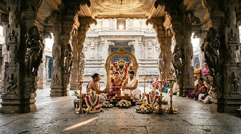 Pollachi Heritage Temple Mandapams